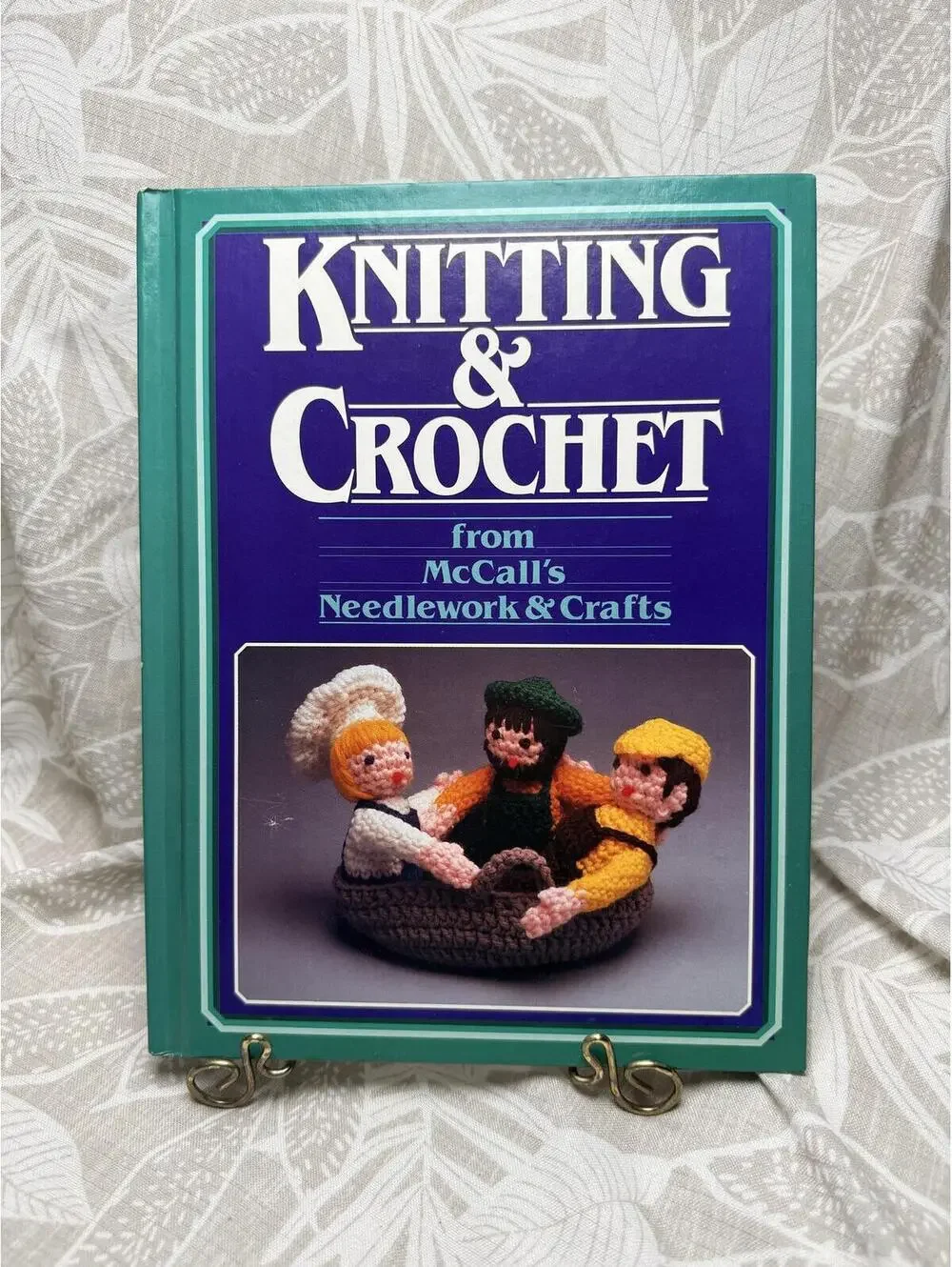 Vintage 1984 Knitting & Crochet McCall’s Needlework Crafts HC Pattern Book